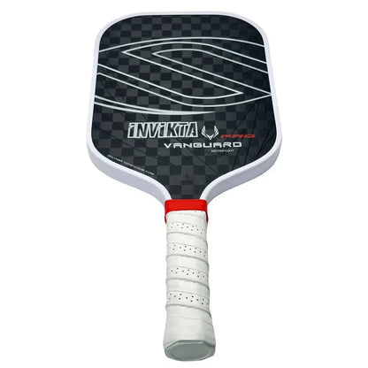 12K pickleball paddle with a 16mm polymer honeycomb core, designed for enhanced spin and power; black with white accents, includ Zenn Organics Inc