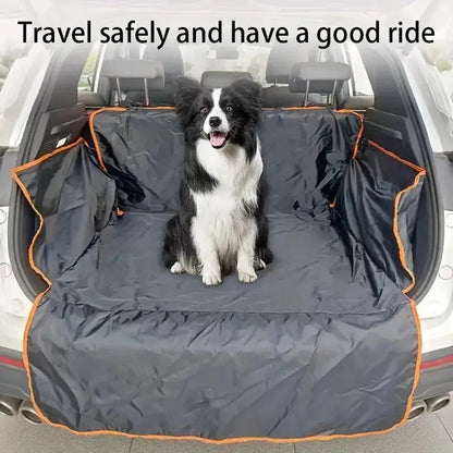 Durable Polyester Auto Trunk Mat for Pets - Non-Slip, Scratch-Resistant, Easy-Clean Mat for SUVs and Cars, Pet Safety Mat Zenn Organics Inc