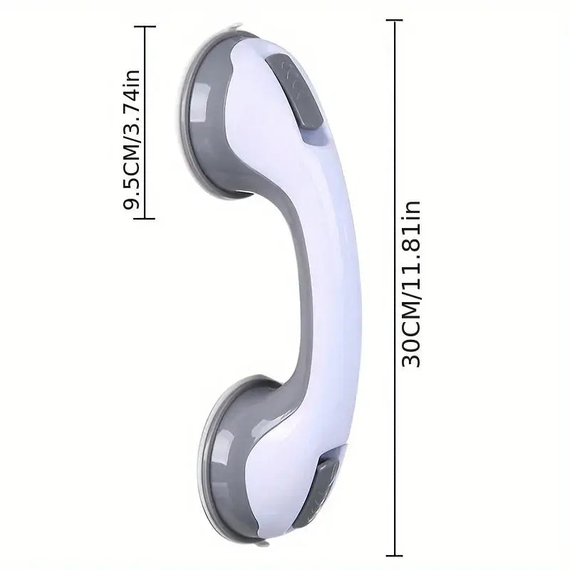 1/2Pcs Showers Grab Bars Free Punch Bathroom Handle Anti Slip Safety Suction Cups Bathtub Grab Bar For Elderly Children Support Zenn Organics Inc
