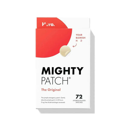 Mighty Patch Original Acne Patch,Hydrocolloid Acne Pimple Patches for Face,Nighttime Spot Pimple Stickers for Face Skin in 1 Use Zenn Organics Inc