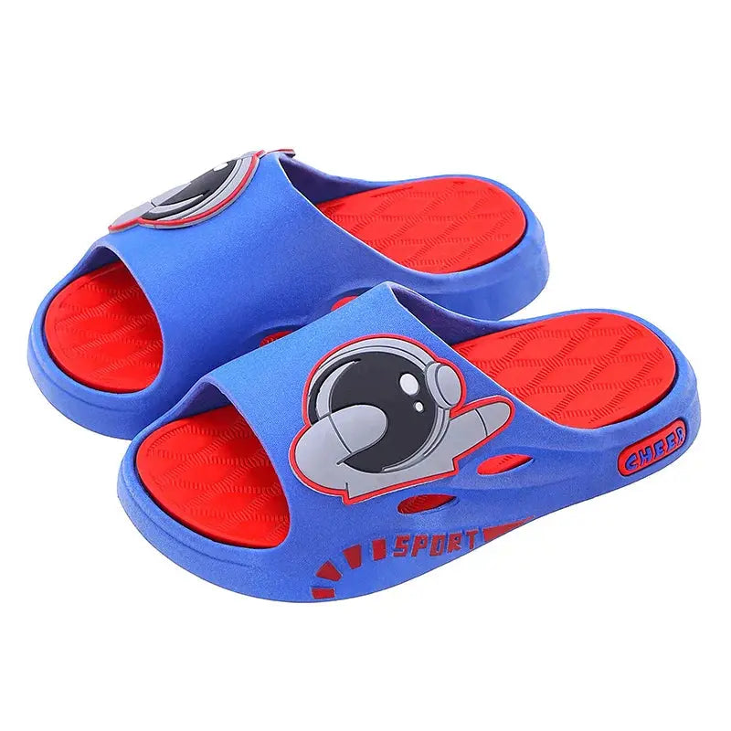 2026 Kids Summer Slippers Cartoon Non Slip Soft Sole Parent Child Bathroom Outdoor Home Sandals Comfortable Walking Shoes Zenn Organics Inc