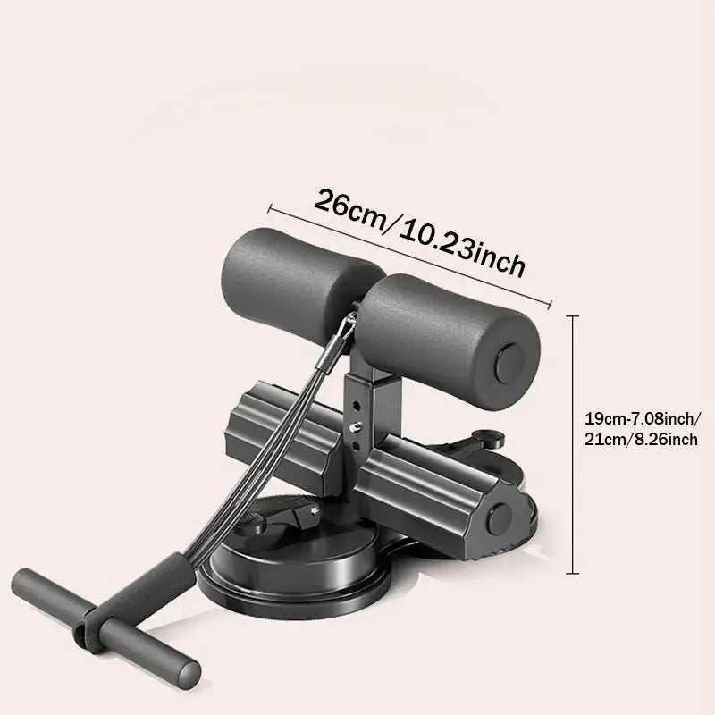 Sit up assist device, home fitness equipment, abdominal compression device, suction cup type multifunctional exercise equipment Zenn Organics Inc