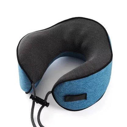Travel Pillow 100% Pure Memory Foam Travel Neck Pillow, Airplane Pillow for Traveling、Car、Home、Office，Washable Cover Zenn Organics Inc
