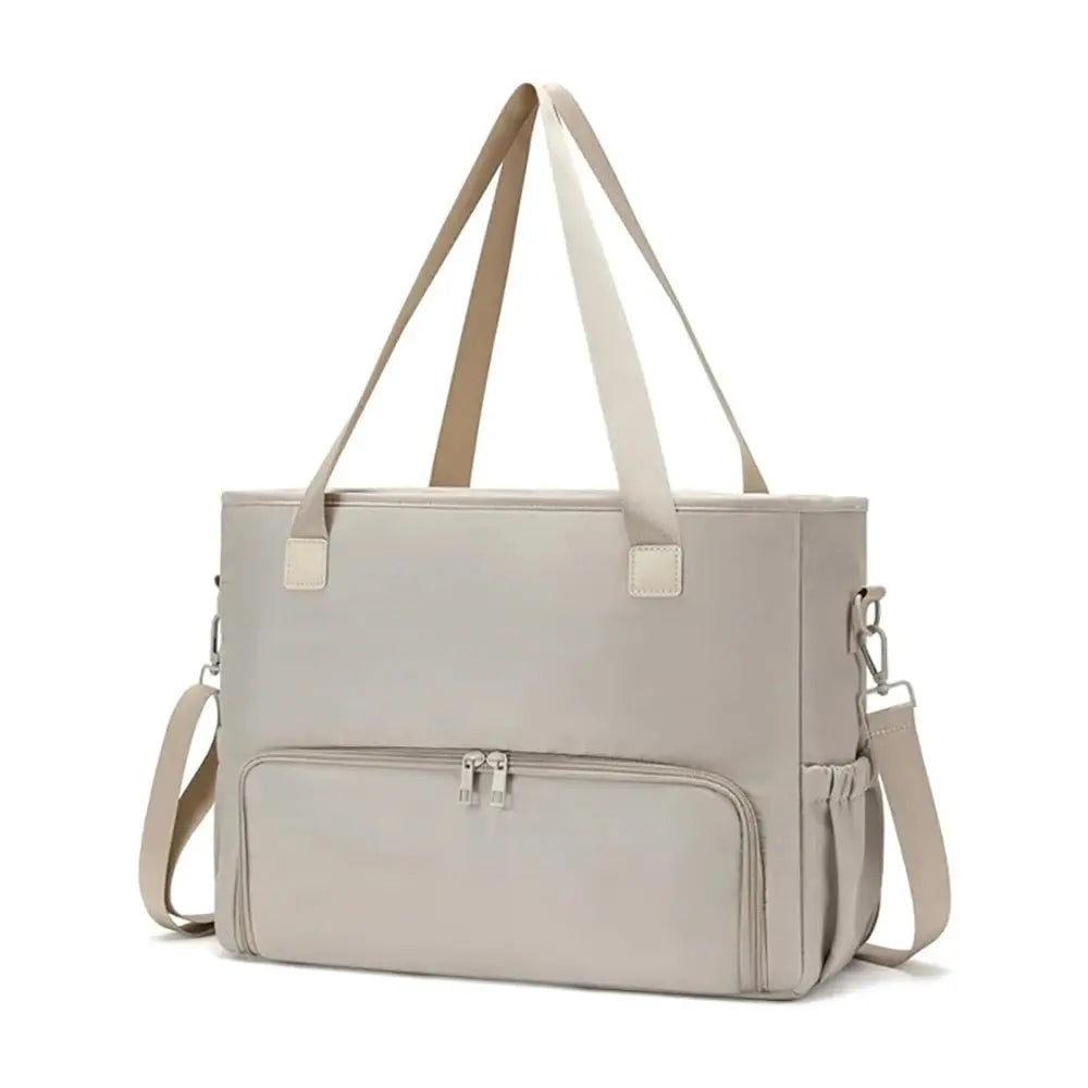 2 in 1 Lunch Tote Bag for Women with 15.6" Laptop Compartment Handbag Work Business lunch Insulated Shoulder Bag Thermal Bag ﻿ Zenn Organics Inc