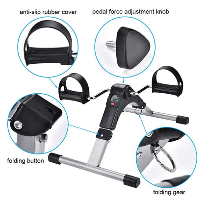 Exercise  Gym Exercise Indoor Folding  Trainer  Pedal Fitness Exerciser Leg Workout  Trainer Exercise Zenn Organics Inc