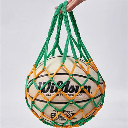 1/2pcs Portable Carry Net Bag Balls Volleyball Outdoor Durable Standard Nylon Thread Soccer Basketball Hoop Mesh Net Zenn Organics Inc