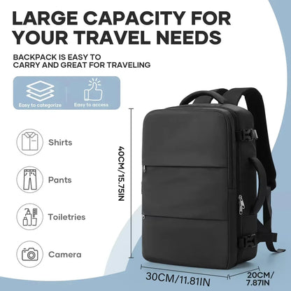 Ryanair 40x30x20 Luggage Cabin Bag, 40x30x20 Bag Men Women 15.6inch Laptop Bag Business  Travel Backpack，College School Backapck Zenn Organics Inc