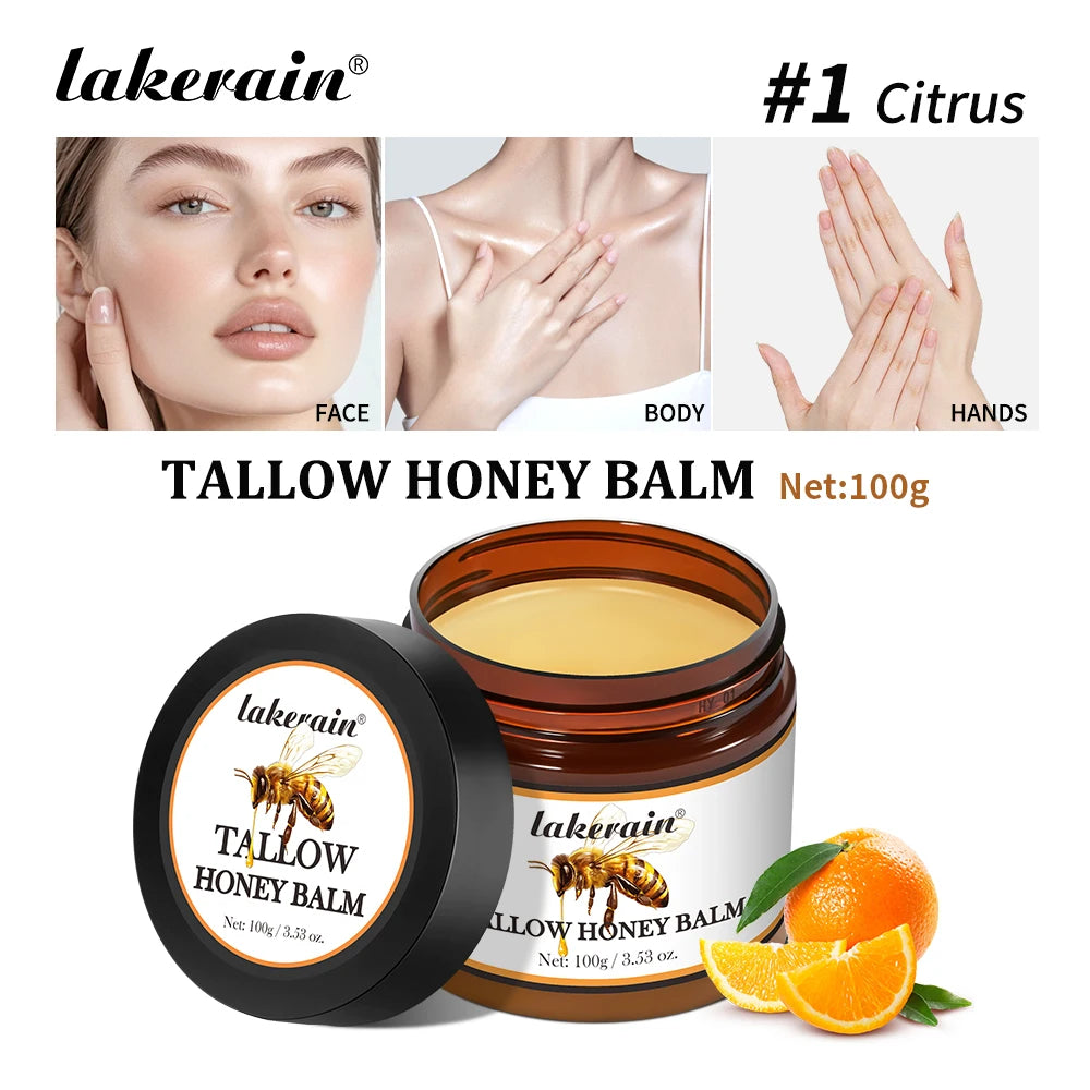 Tallow Honey Balm Specifically For Dryness And Itchiness Skin Moisturizing Beef Tallow Face Cream Body Lotion Face Cream Care Zenn Organics Inc