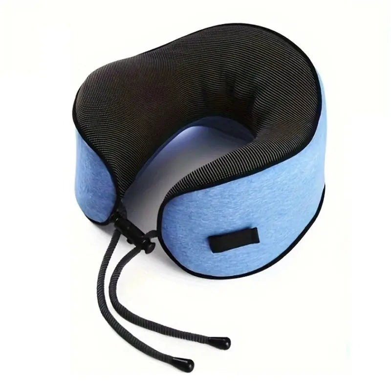 Travel Pillow 100% Pure Memory Foam Travel Neck Pillow, Airplane Pillow for Traveling、Car、Home、Office，Washable Cover Zenn Organics Inc