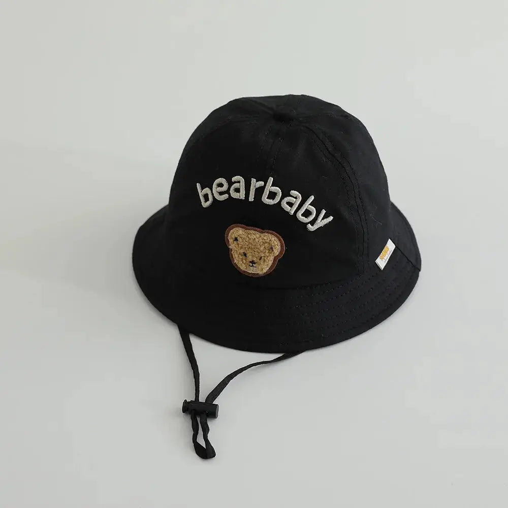 Cute Bear Baby Bucket Hats Korean Boy Girl Summer Uv Protection Fisherman Caps Kids Outdoor Sunshade Panama Basin Caps Zenn Organics Inc