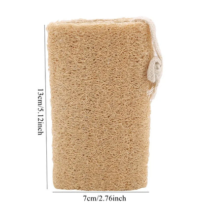 1PC Organic Loofahs Loofah Spa Exfoliating Scrubber natural Luffa Body Wash Sponge Remove Dead Skin Made Soap Zenn Organics Inc