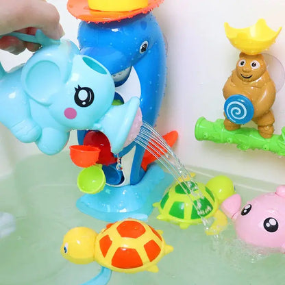 Baby Bath Toy, Bathing Cute  Elephant Shower Swimming Water Spraying Clouds Shower Bath Toy For Kids Water Playing Toy Zenn Organics Inc