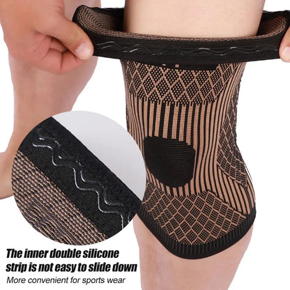 Copper Knee Brace for Arthritis Pain & Support-Copper Knee Sleeve for knee pain Compression sleeve for Sports,Knee Pain Relief Zenn Organics Inc