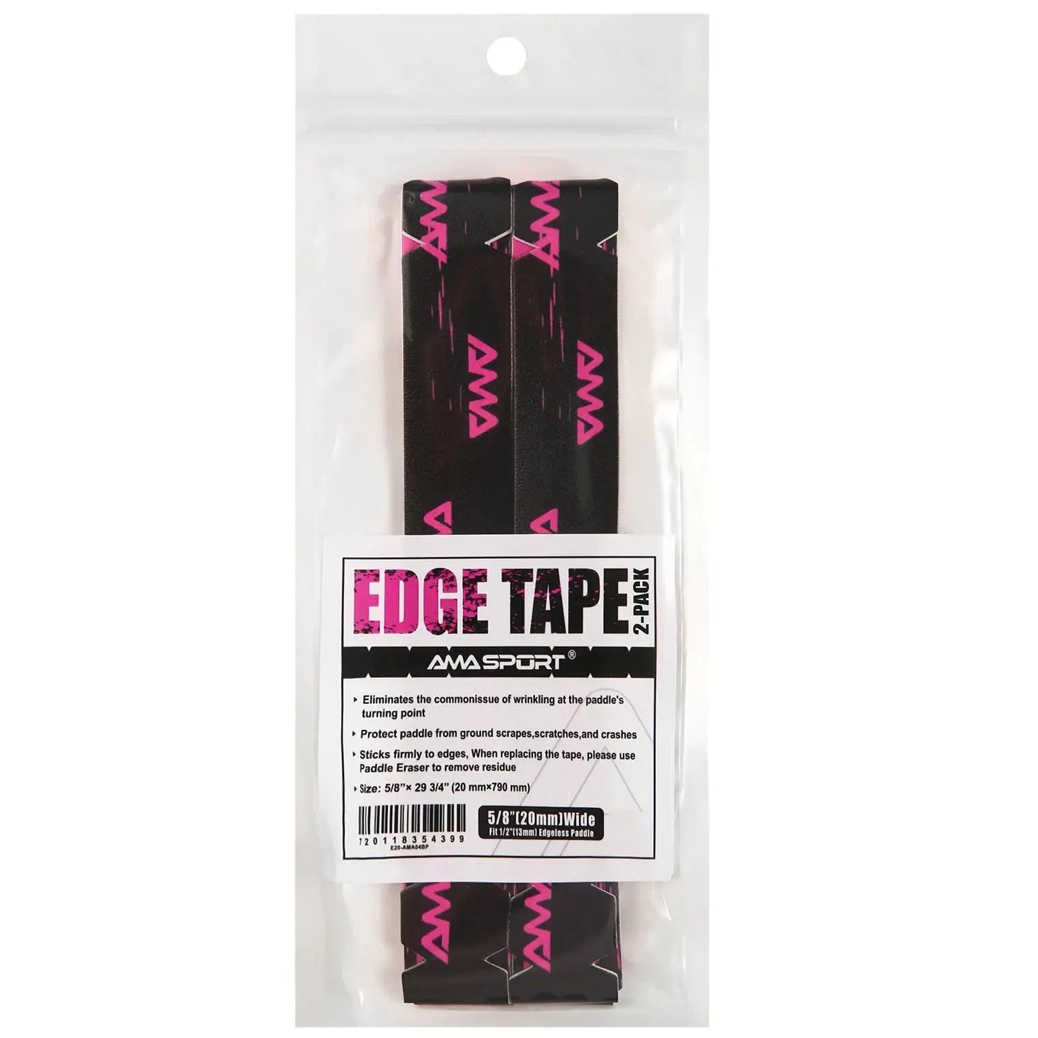 Pickleball Paddle Protection Tape New Color for 13mm/16mm/19mm Padel- 2 Units Pack Paddle Head Edge Guard- Pickleball Lead Tape Zenn Organics Inc