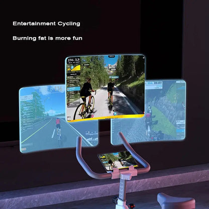 Full Coverage Spinning Bike, Home Ultra Quiet Fitness Bike, Indoor Aerobic Exercise Bike Zenn Organics Inc