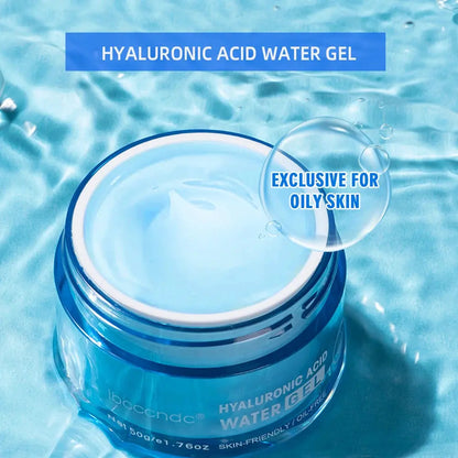 Zenn Organics hyaluronic acid gel cream moisturizer for hydrating and smoothing extra-dry facial skin with nourishing, moisturizing benefits.