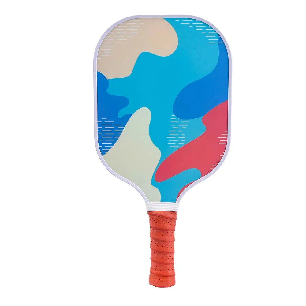 Set of Zenn Organics Inc. USAPA approved graphite pickleball paddles with beach tennis and outdoor racquets, ideal for outdoor pickleball play.