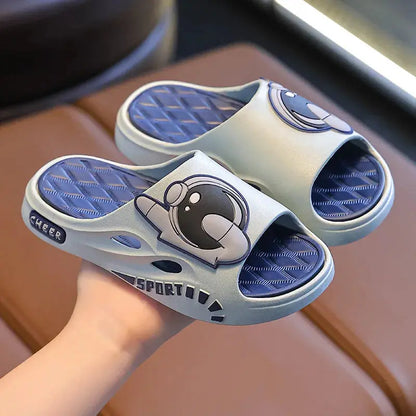 2026 Kids Summer Slippers Cartoon Non Slip Soft Sole Parent Child Bathroom Outdoor Home Sandals Comfortable Walking Shoes Zenn Organics Inc