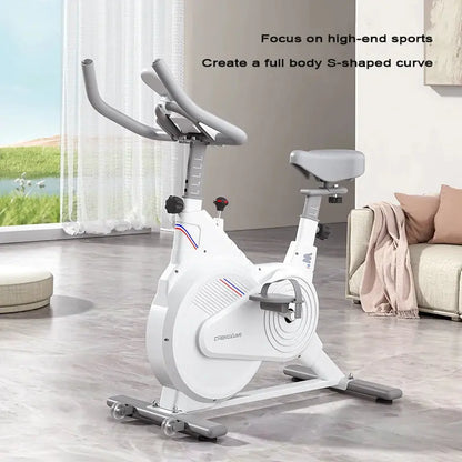 Full Coverage Spinning Bike, Home Ultra Quiet Fitness Bike, Indoor Aerobic Exercise Bike Zenn Organics Inc