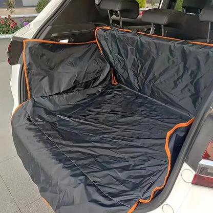 Durable Polyester Auto Trunk Mat for Pets - Non-Slip, Scratch-Resistant, Easy-Clean Mat for SUVs and Cars, Pet Safety Mat Zenn Organics Inc