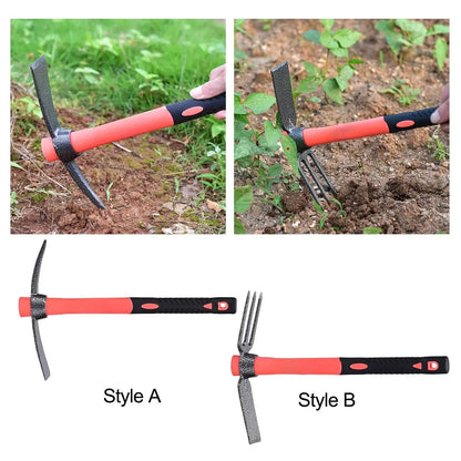 Garden Hoe and cultivator Rustproof Finish Gardening Planting Tool for Lawn Zenn Organics Inc