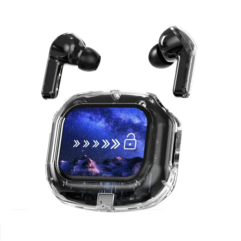 True Wireless Bluetooth Earbuds 5.4 Earphones ANC Noise Reduction Stereo Bass HD Mic Gamer Headset with LED Touch Screen Control Zenn Organics Inc