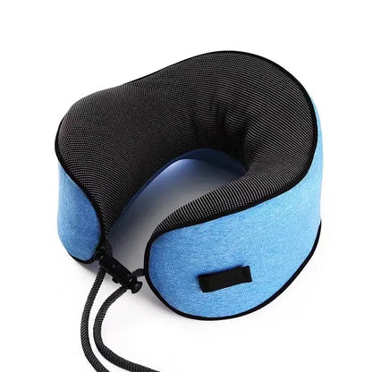 Travel Pillow 100% Pure Memory Foam Travel Neck Pillow, Airplane Pillow for Traveling、Car、Home、Office，Washable Cover Zenn Organics Inc