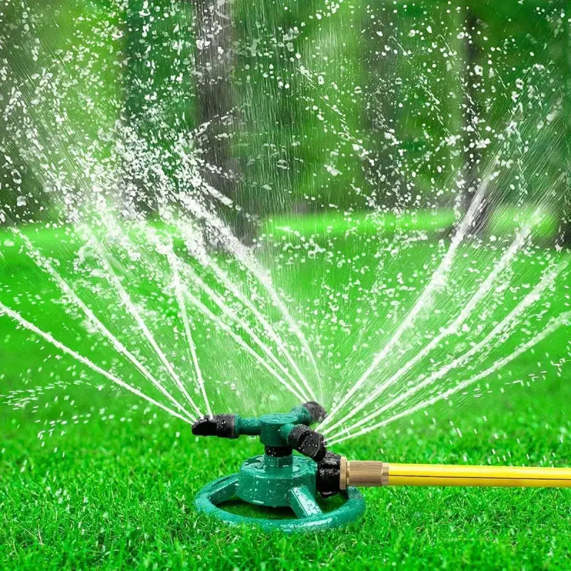 Garden Sprinkler, Adjustable 360 Degree Rotation Lawn Sprinkler, Large Area Coverage, Multipurpose Yard Sprinklers for Plant Irr Zenn Organics Inc