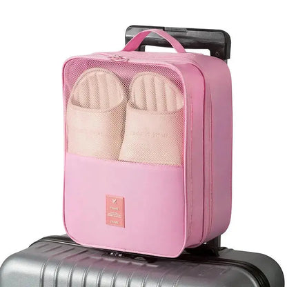 Shoe Bags - Holds 3 Pair of Shoes, Travel Essentials for Flying Carry On Luggage Accessories Zenn Organics Inc