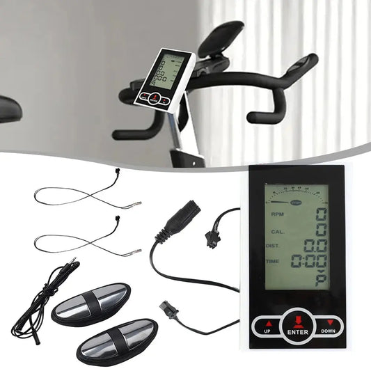 Exercise Bike Monitor Speedometer Stationary Bike Elliptical Trainer Display Fitness Bike Display Speedometer Accessories Zenn Organics Inc