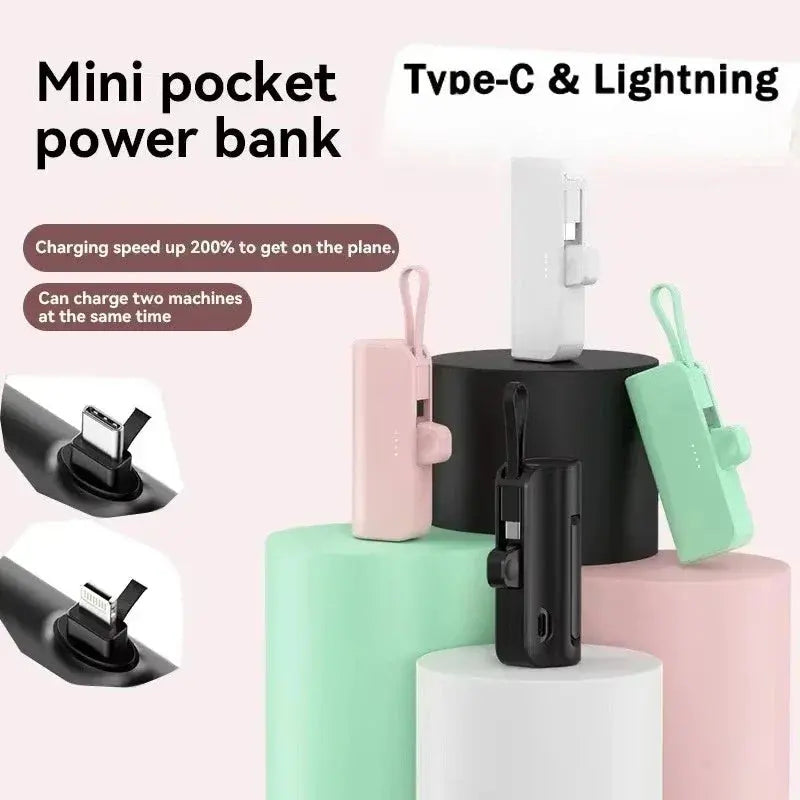 30000mAh Mini Powerbank Compact Portable Charger Pocket Power Bank with Stand Compatible with IPhone Android External Battery Zenn Organics Inc