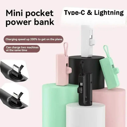 30000mAh Mini Powerbank Compact Portable Charger Pocket Power Bank with Stand Compatible with IPhone Android External Battery Zenn Organics Inc