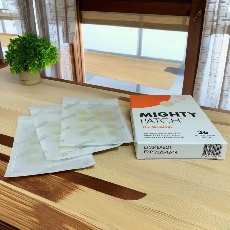 Mighty Patch Original Acne Patch,Hydrocolloid Acne Pimple Patches for Face,Nighttime Spot Pimple Stickers for Face Skin in 1 Use Zenn Organics Inc