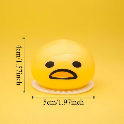 Puking Egg Yolk Stress Ball With Yellow Goop Relieve Stress Toy Funny Squeeze Tricky AntiStress Disgusting Egg Toy Kids Gift Zenn Organics Inc