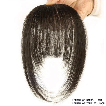 Hair bangs clip-in extensions Fringe fake hair wigs Synthetic Toupee Hairpiece with sideburns DIY Elegant women Hair Accessories Zenn Organics Inc