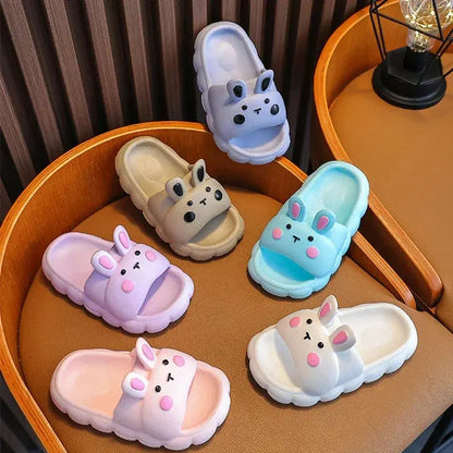 Children's Slippers Kids Summer Girls Cartoon Bunny Non-Slip Soft Soles For Children Indoor Home Boys Toddler Baby Sandals Zenn Organics Inc