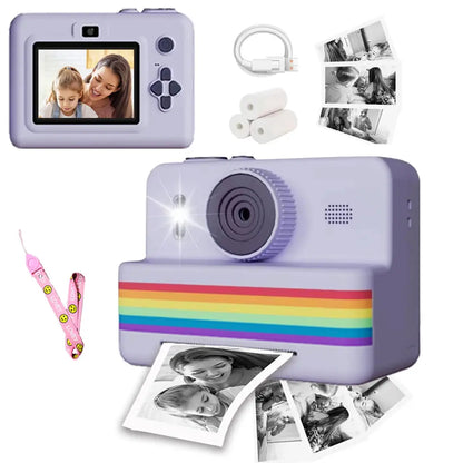 Digital Children Camera For Photography Mini Printer Portable Thermal Instant Print Photo Kids Camera 2.8inch HD Video Toy Gifts Zenn Organics Inc