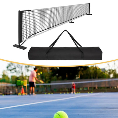 Portable Pickleball Net System Regulation Size with Carrying Bag with Metal Frame 22 Feet Badminton Net for Indoor Outdoor Game Zenn Organics Inc