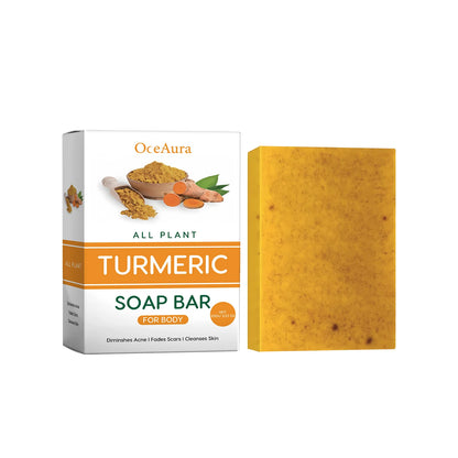 Skin Lightening Soap For Face Body Cleansing Gentle Exfoliator Shrink Pores Fade Dark Skin Brightening Turmeric Kojic Acid Soap Zenn Organics Inc
