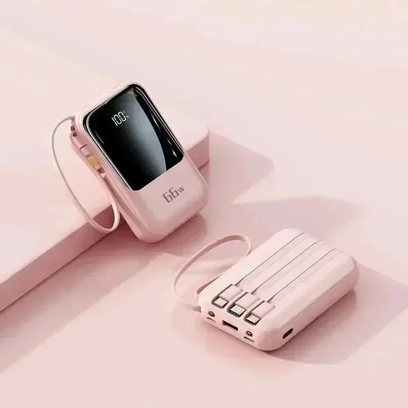 NEW 20000mAh Mini Power Bank 66W Portable Charger Fast Charging Powerbank External Spare Battery for IPhone Huawei Xiaomi Phone Zenn Organics Inc