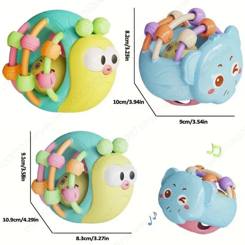 Baby Balls Rattle Comforter Toy Soft Hand Grasp Ball Educational Sensory Toys Activity Baby Crawling Toys 0 6 12 Months Zenn Organics Inc