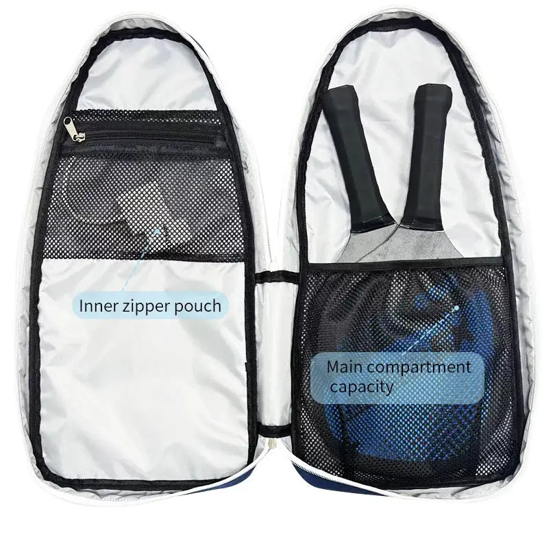 Pickleball Paddle Racket Bag Cover Waterproof Multifunction Outdoor Sports Portable Racket Backpack For Men Women Pickleball Bag Zenn Organics Inc