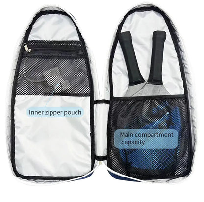 Pickleball Paddle Racket Bag Cover Waterproof Multifunction Outdoor Sports Portable Racket Backpack For Men Women Pickleball Bag Zenn Organics Inc