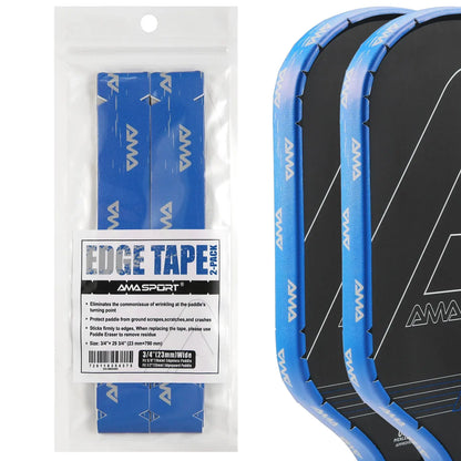 Pickleball Paddle Protection Tape New Color for 13mm/16mm/19mm Padel- 2 Units Pack Paddle Head Edge Guard- Pickleball Lead Tape Zenn Organics Inc