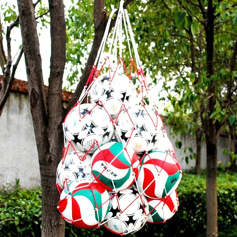1/2pcs Portable Carry Net Bag Balls Volleyball Outdoor Durable Standard Nylon Thread Soccer Basketball Hoop Mesh Net Zenn Organics Inc