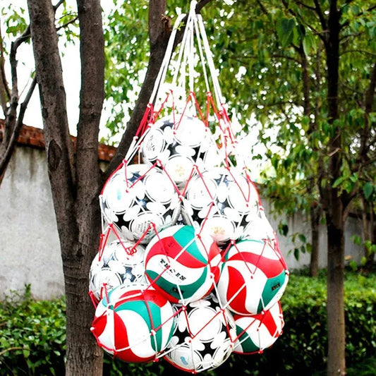 1/2pcs Portable Carry Net Bag Balls Volleyball Outdoor Durable Standard Nylon Thread Soccer Basketball Hoop Mesh Net Zenn Organics Inc