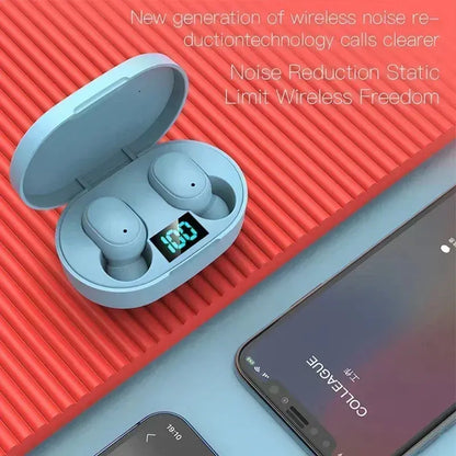 E6S Wireless Bluetooth Earphones TWS Bluetooth Headset Wireless Earbuds Noise Cancelling Earphones with Microphone Headphones Zenn Organics Inc