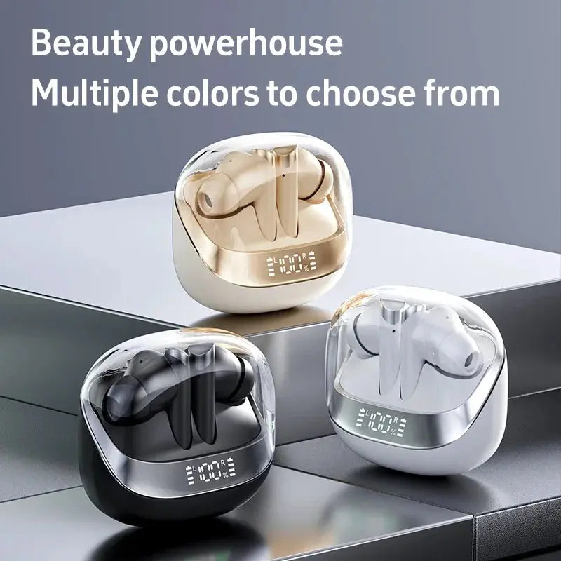 Earphone Bluetooth In-Ear Headphones True Wireless Earbuds  For Noise Reduction Power Display Waterproof Touch Control With Mic Zenn Organics Inc