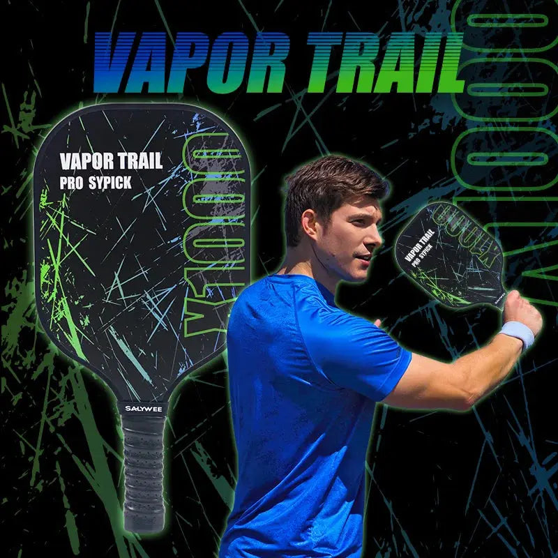 SALYWEE Pro Pickleball Paddle - X1000, Durable Fiberglass, Prevent Paint Peeling, Black & Neon Green Design, PP Honeycomb Core Zenn Organics Inc