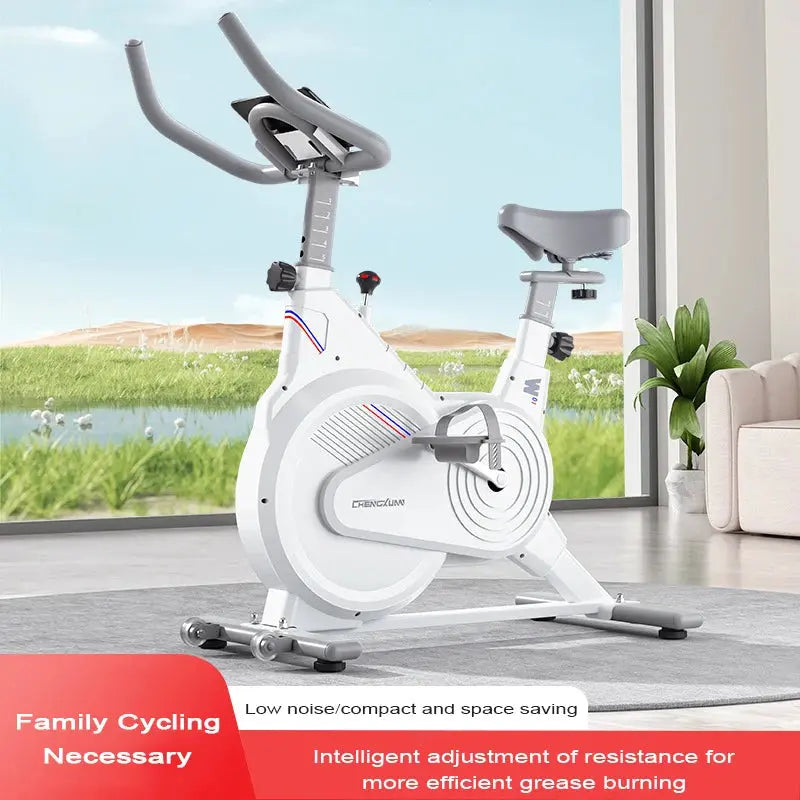 Full Coverage Spinning Bike, Home Ultra Quiet Fitness Bike, Indoor Aerobic Exercise Bike Zenn Organics Inc